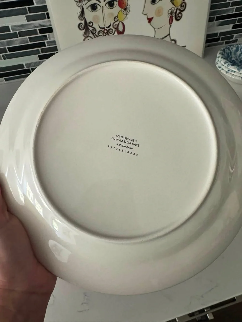 Pottery Barn Nostalgic Tree Dinner Plates - Christmas.